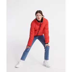 Chaqueta acolchada de manga larga para mujer Superdry Essentials image-0