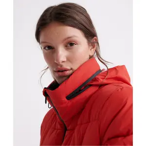 Chaqueta acolchada de manga larga para mujer Superdry Essentials image-3