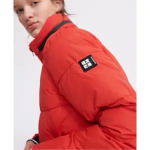 Chaqueta acolchada de manga larga para mujer Superdry Essentials image-4