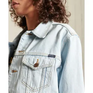 Veste en jean femme Superdry Boyfriend image-5