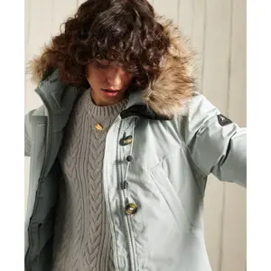 Parka acolchoada feminina Superdry Rookie image-4