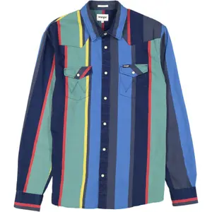 chemise-wrangler-western-2-pocket-multicolore