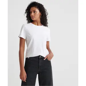 T-shirt de pescoço feminino Superdry Elite Orange Label image-1