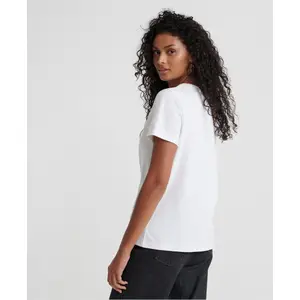 T-shirt de pescoço feminino Superdry Elite Orange Label image-3