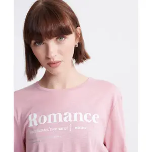 Top mit Grafik und Spitze für Frauen Superdry Tilly image-3