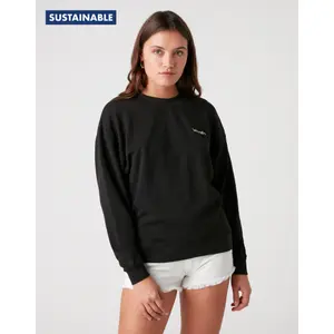 Sweatshirt Frau Wrangler Retro Sweat Worn image-0