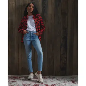 Women's mid-rise slim fit jeans Superdry image-1