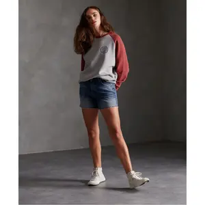 Short en jean mi-long femme Superdry image-0