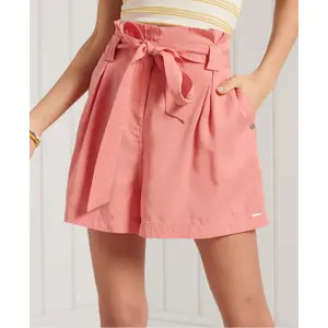Dameshorts med rynket talje Superdry Desert image-1