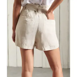 Dameshorts med rynket talje Superdry Desert image-2
