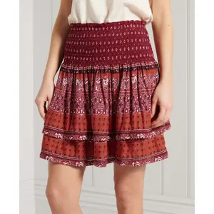 Mini-saia de smock feminino Superdry Ameera image-1