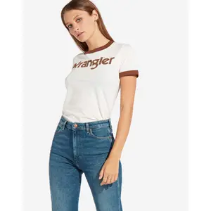 Rövidujjú póló Wrangler ringer image-1