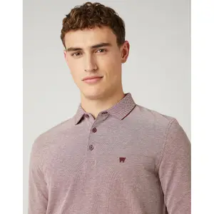Langarm-Poloshirt Wrangler Refined image-3