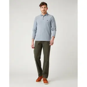 Langarm-Poloshirt Wrangler Refined image-1