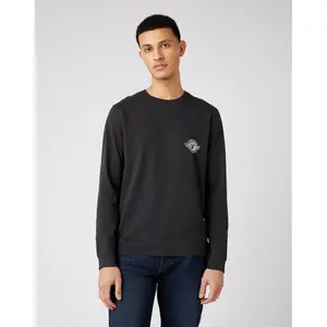 Langarm-T-Shirt Wrangler Biker image-0