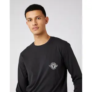 Langarm-T-Shirt Wrangler Biker image-1