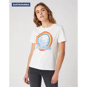 Damen-T-Shirt Wrangler Regular Worn In image-0
