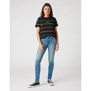 Women's T-shirt Wrangler High Rib Regular Worn image-1