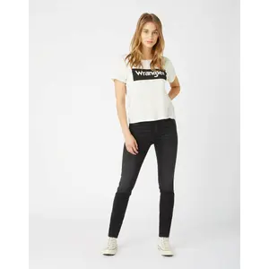 Frauen-T-Shirt Wrangler Logo Off White image-1