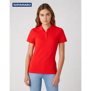 Damen-Poloshirt Wrangler Flame image-0