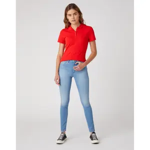 Damen-Poloshirt Wrangler Flame image-1