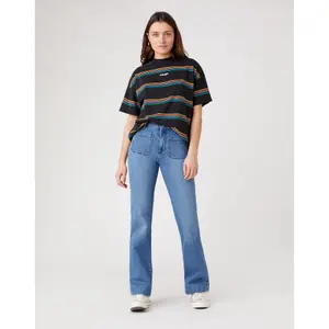 Dames-T-shirt Wrangler High Neck Girlfriend Worn image-1
