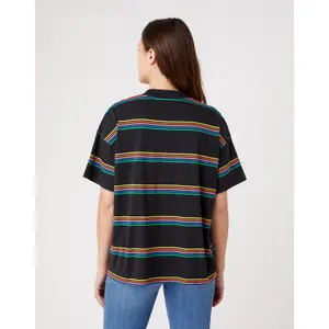 Dames-T-shirt Wrangler High Neck Girlfriend Worn image-2