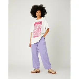 Women's oversized T-shirt Wrangler Wornwhite image-0