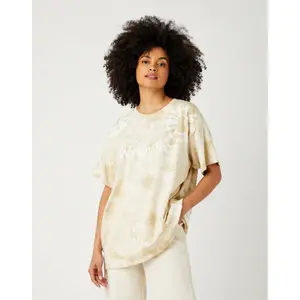 Women's oversized T-shirt Wrangler Papyrus image-0