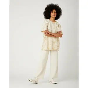 Women's oversized T-shirt Wrangler Papyrus image-1