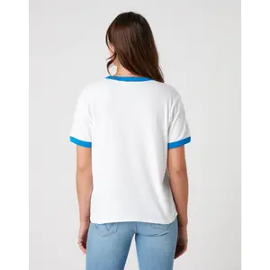 Dames-T-shirt Wrangler Relaxed Ringer image-2
