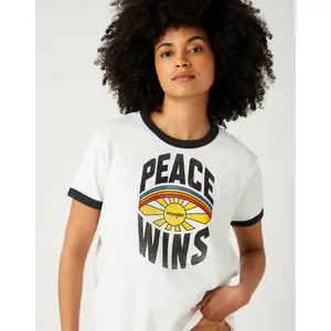 Women's T-shirt Wrangler Relaxed Ringer image-3