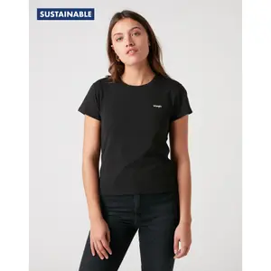 Dames-T-shirt Wrangler Scrunchie Faded image-0