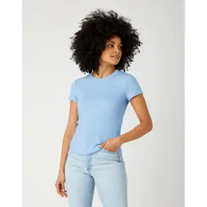 Schmal geschnittenes Damen-T-Shirt Wrangler Stripe image-0