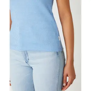 Schmal geschnittenes Damen-T-Shirt Wrangler Stripe image-3