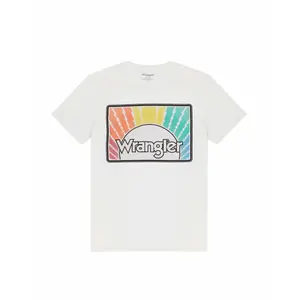 Frauen-T-Shirt Wrangler Rainbow image-0