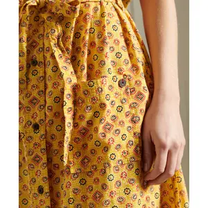 Vestido camisero estampado de mujer Superdry image-5