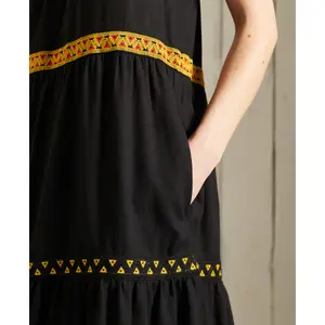 Broderet kjole uden ærmer til kvinder Superdry image-4