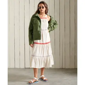 Broderet kjole uden ærmer til kvinder Superdry image-1