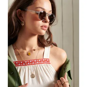 Broderet kjole uden ærmer til kvinder Superdry image-3