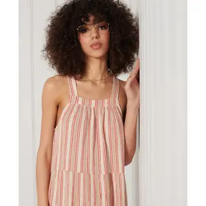 Broderet kjole uden ærmer til kvinder Superdry image-3