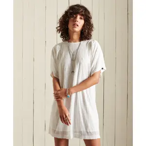 T-shirt-kjole med pailletter til kvinder Superdry image-1