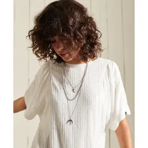 T-shirt-kjole med pailletter til kvinder Superdry image-6