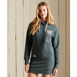 Robe sweat à capuche femme Superdry Track & Field image-0