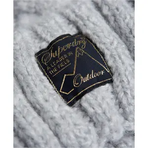 Gorro trenzado de tweed para mujer Superdry image-2