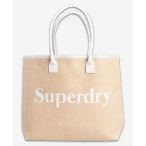 Women's jute tote bag Superdry Darcy image-0