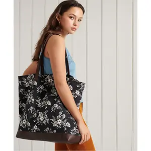 Women's large printed tote bag Superdry image-1