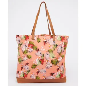 Women's large printed tote bag Superdry image-0