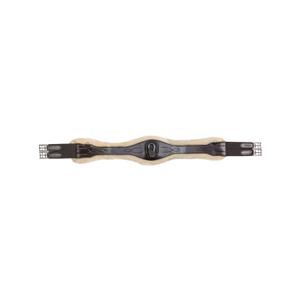 Leather saddle girth Waldhausen Eco Wool