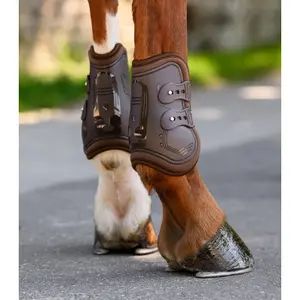 Offene Beinschoner für Pferde mit Schlagringen Waldhausen Memory Foam Pro image-3